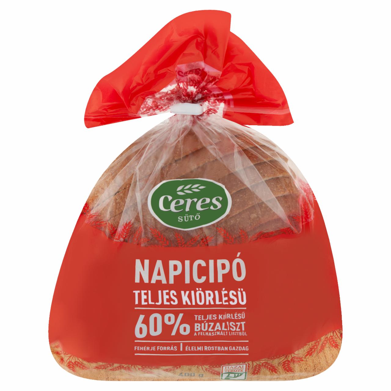 Képek - Ceres Napicipó teljes kiőrlésű kenyér 400 g