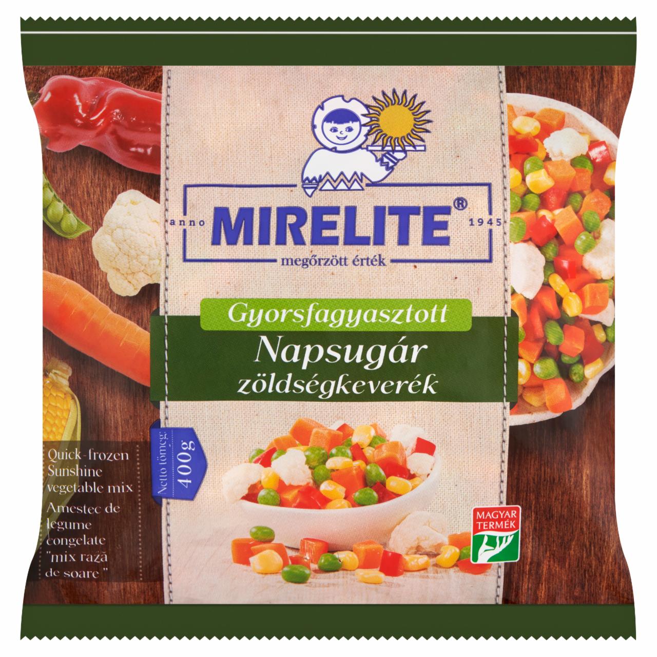 Képek - Mirelite Napsugár gyorsfagyasztott zöldségkeverék 400 g