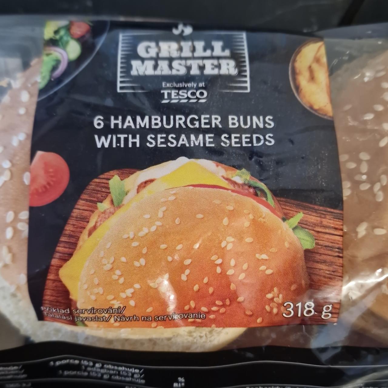 Képek - Hamburger buns with sesame seeds Grill Master