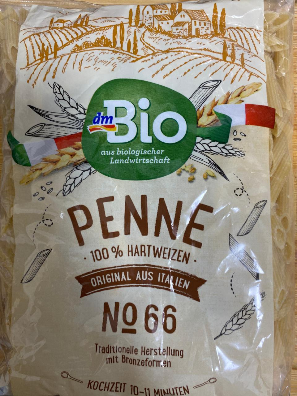 Képek - Penne 100% Hartweizen No 66 dmBio