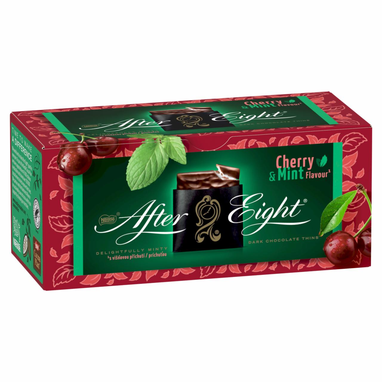 Képek - After Eight Étcsokoládés lapocskák cseresznyeízű borsmentás krémmel 200 g