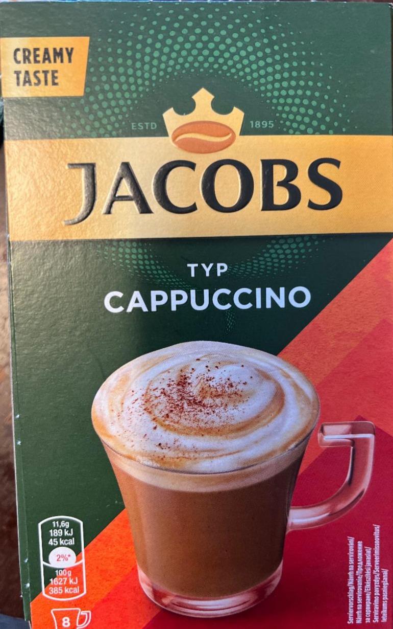 Képek - Jacobs Cappucino azonnal oldódó kávéitalpor 8 x 11,6 g (92,8 g)