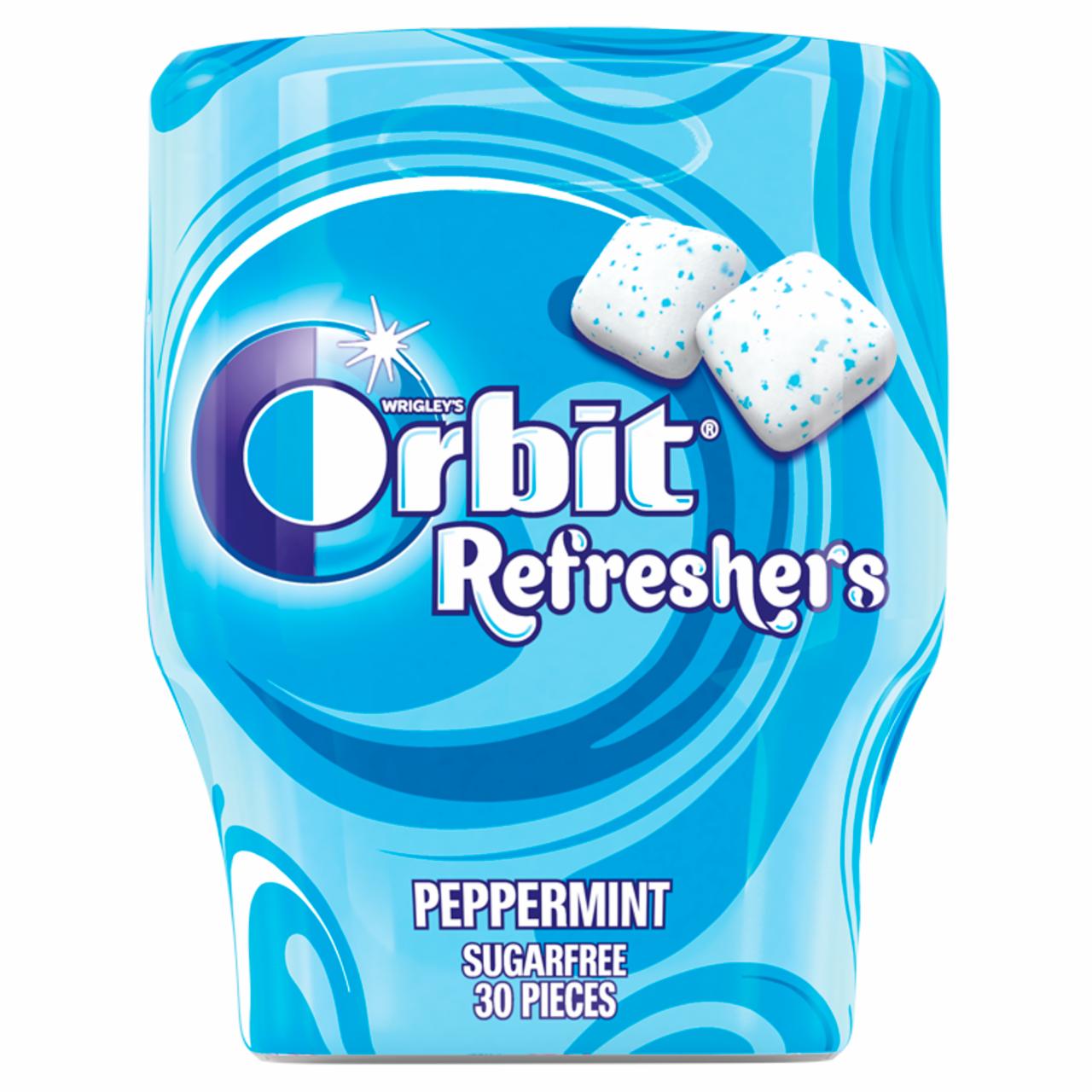 Képek - Orbit Refreshers menta- és mentolízű cukormentes rágógumi édesítőszerrel 67 g