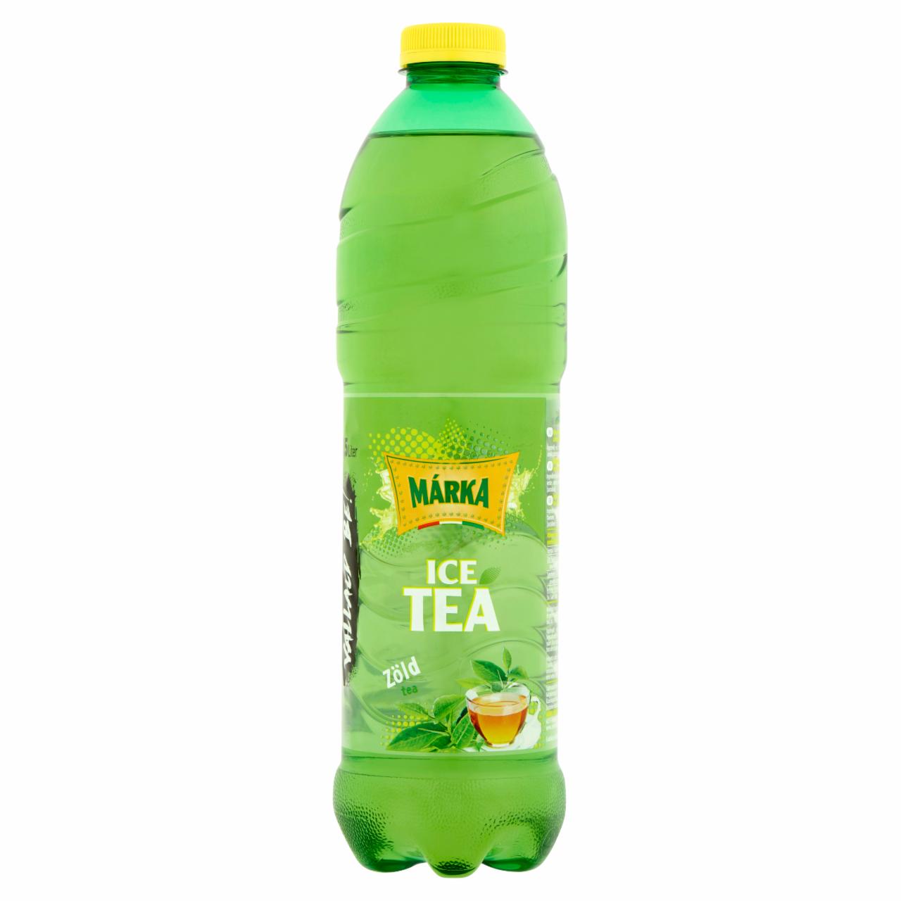 Képek - Márka alma-dinnye ízű jeges zöld tea édesítőszerekkel 1,5 l