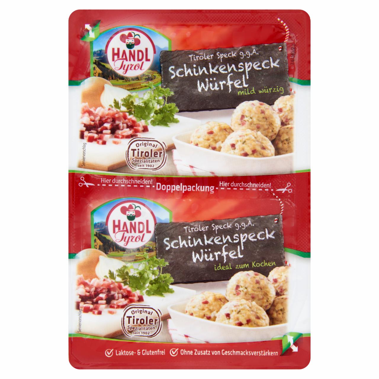 Képek - Handl Tyrol felkockázott angol szalonna 2 x 50 g