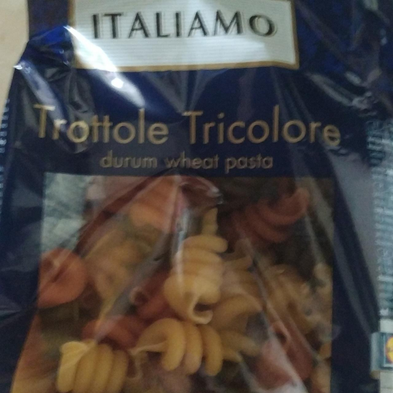 Képek - Trottole tricolore durum wheat pasta Italiamo