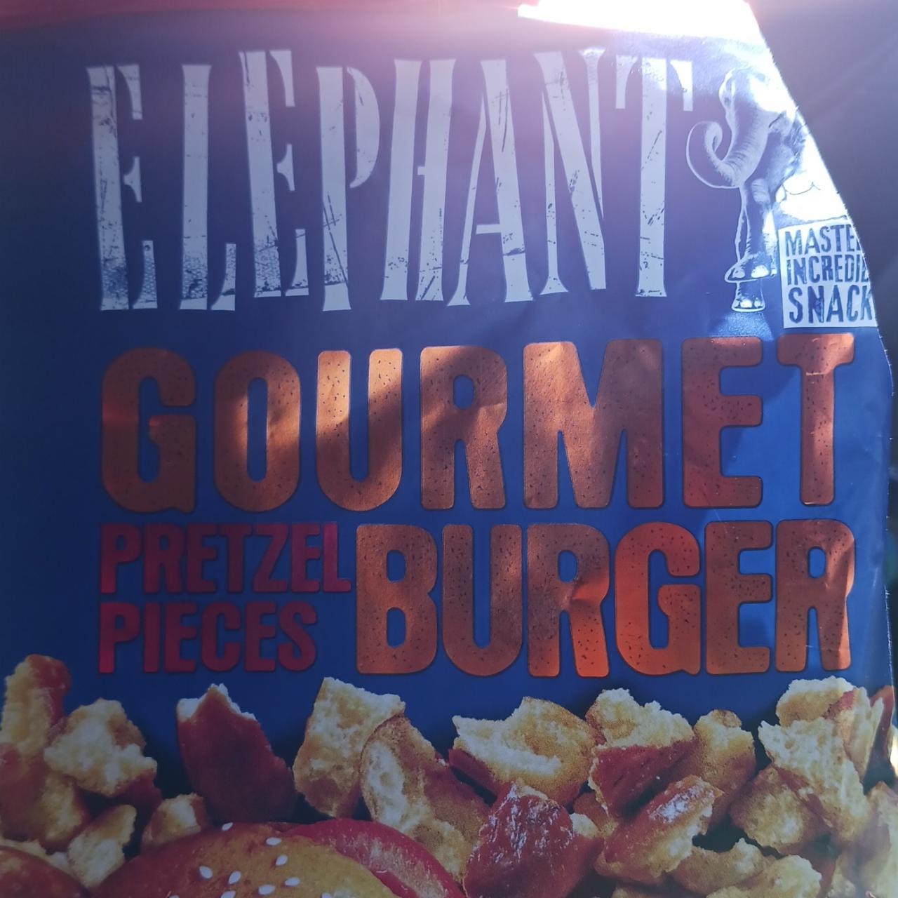 Képek - Elephant perec darabok hamburger ízesítéssel 125 g