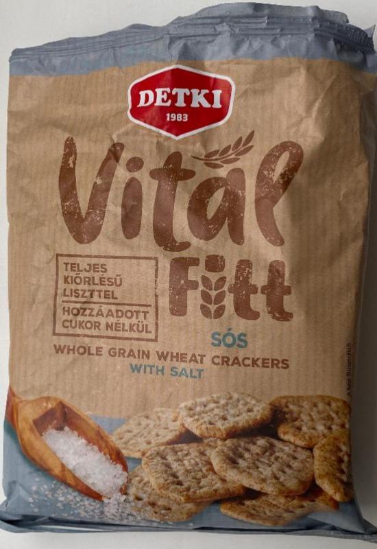 Képek - Vital Fitt sós teljes kiőrlésű kréker Detki