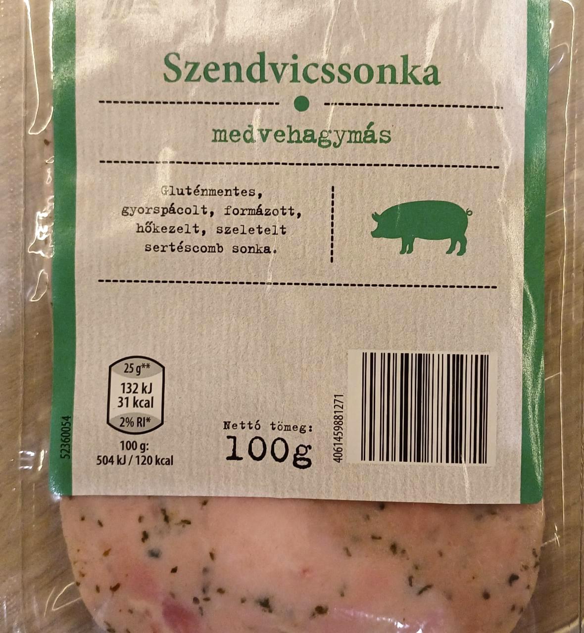 Képek - Szendvicssonka medvehagymás