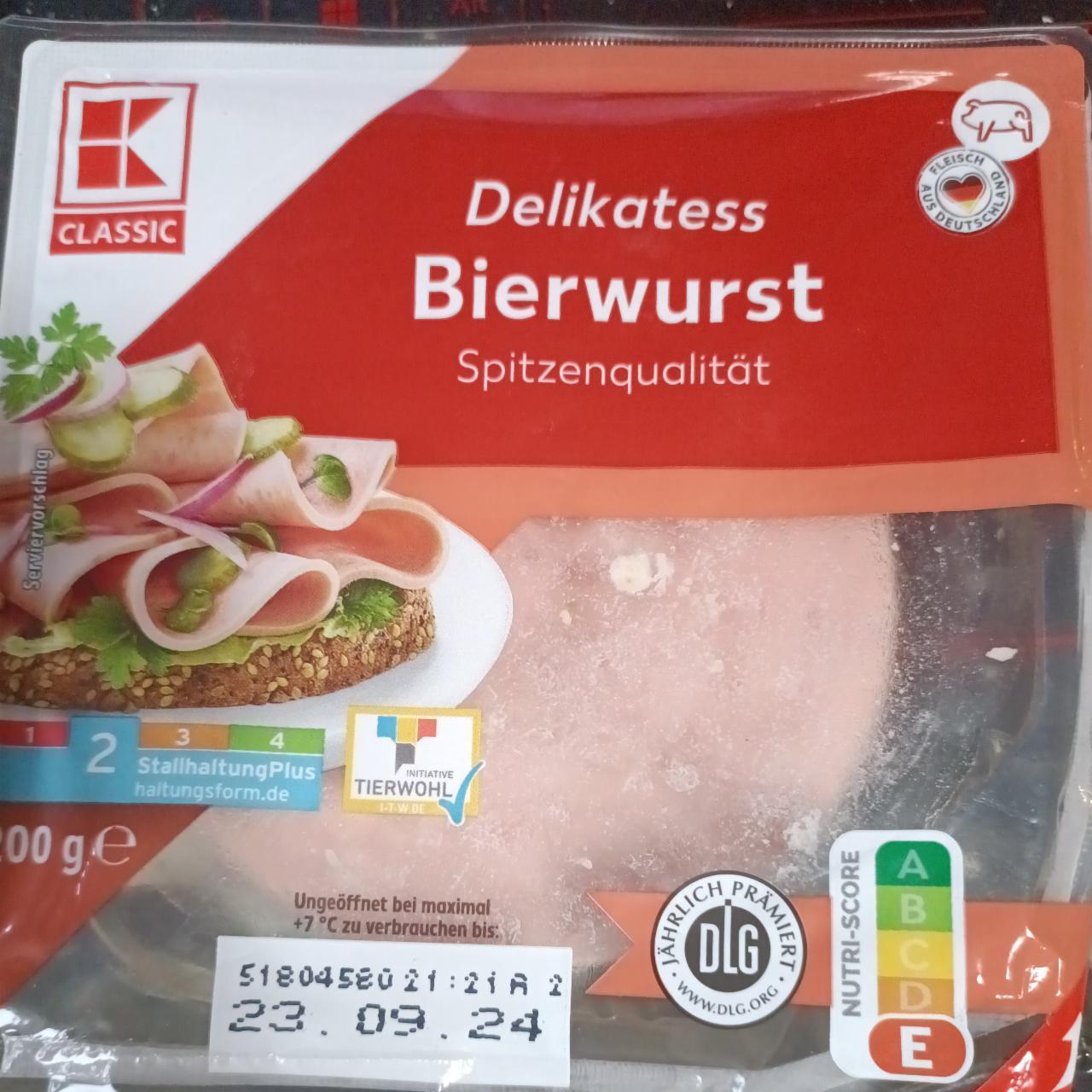 Képek - Delikatess Bierwurst K-Classic