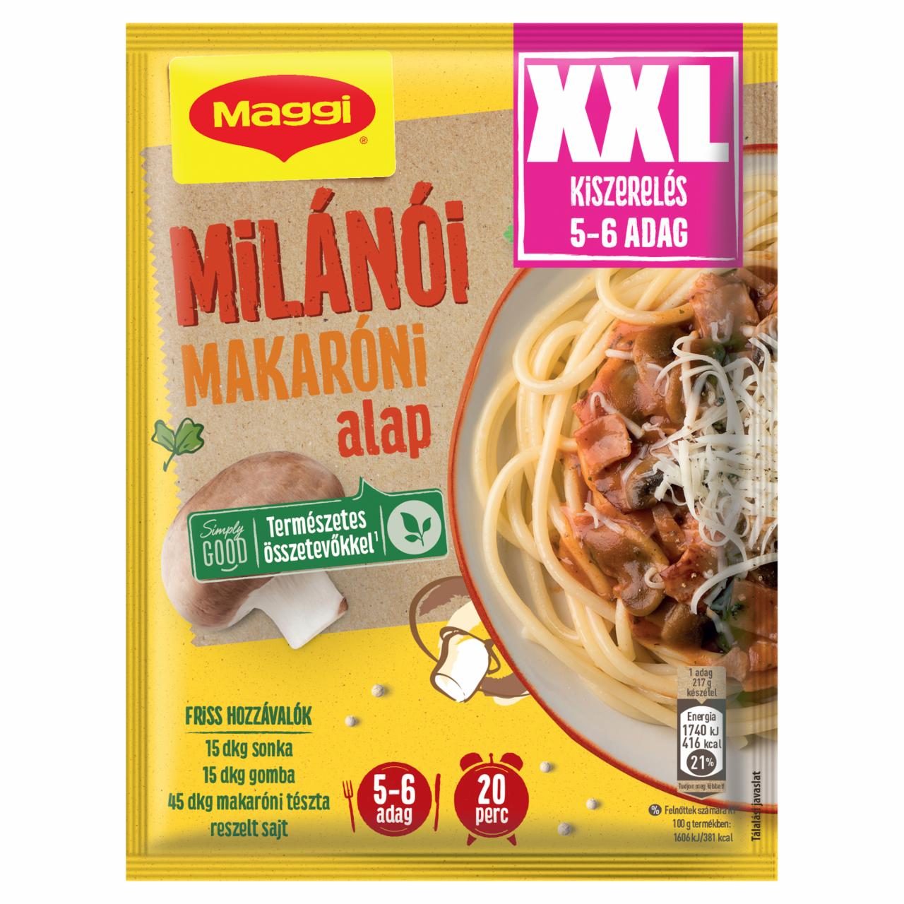 Képek - Maggi XXL milánói makaróni alap 56 g