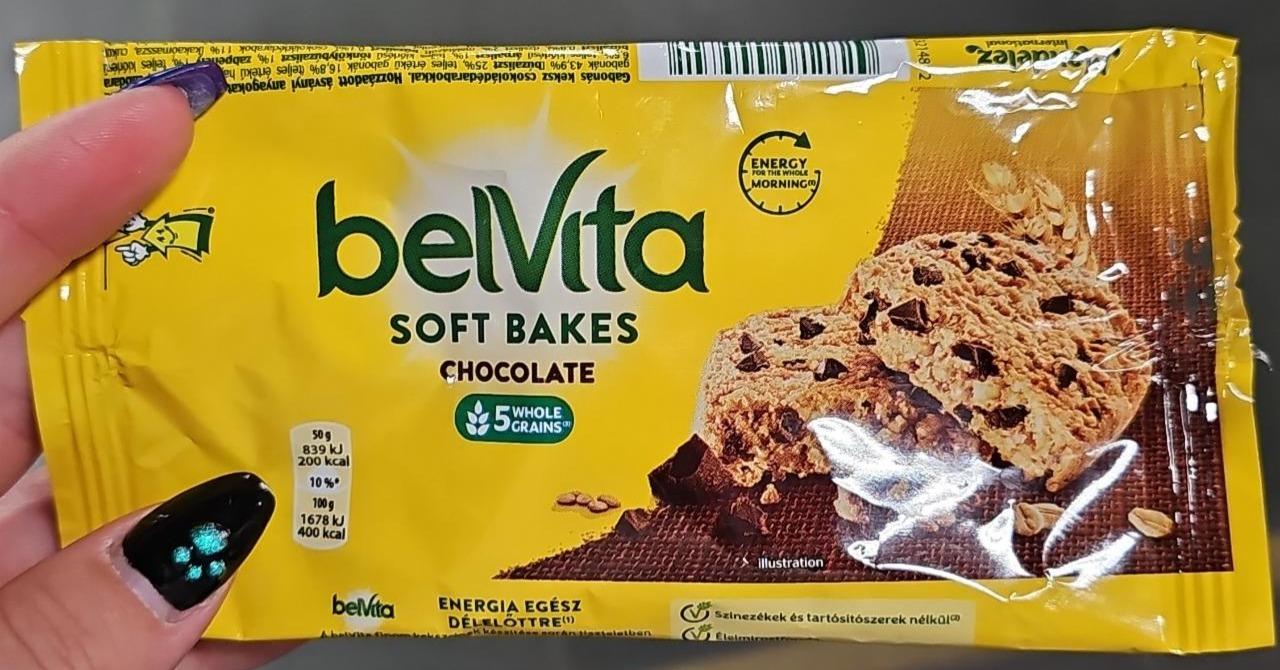 Képek - Belvita Soft Bakes gabonás keksz csokoládédarabokkal 250 g