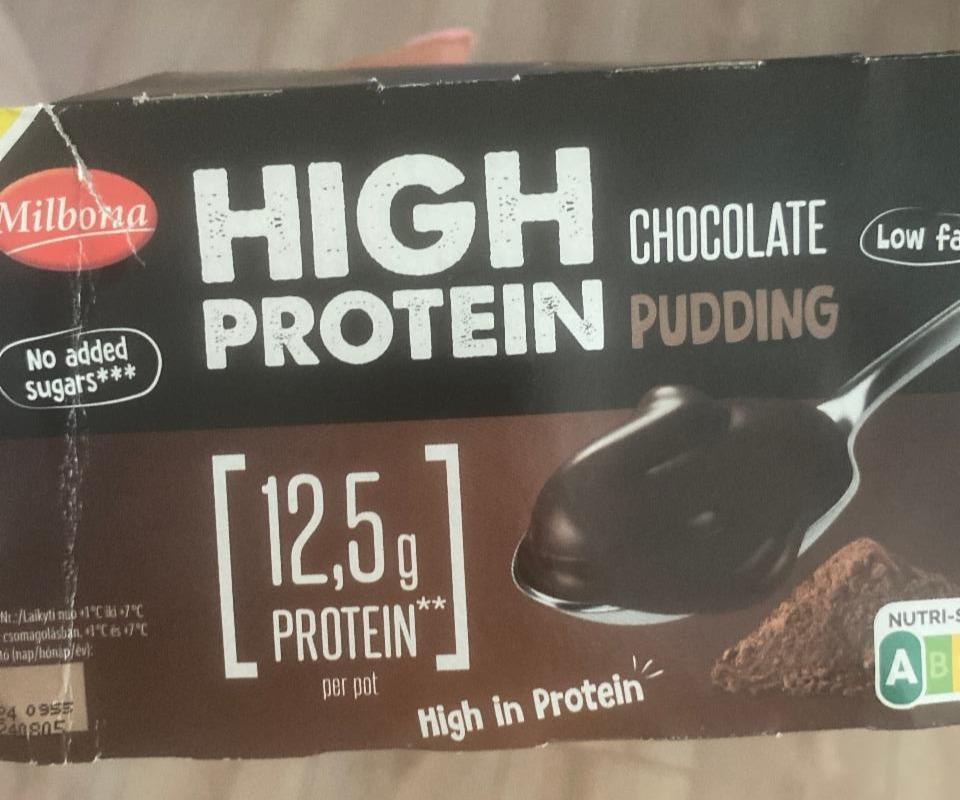 Képek - High Protein Chocolate Pudding Milbona