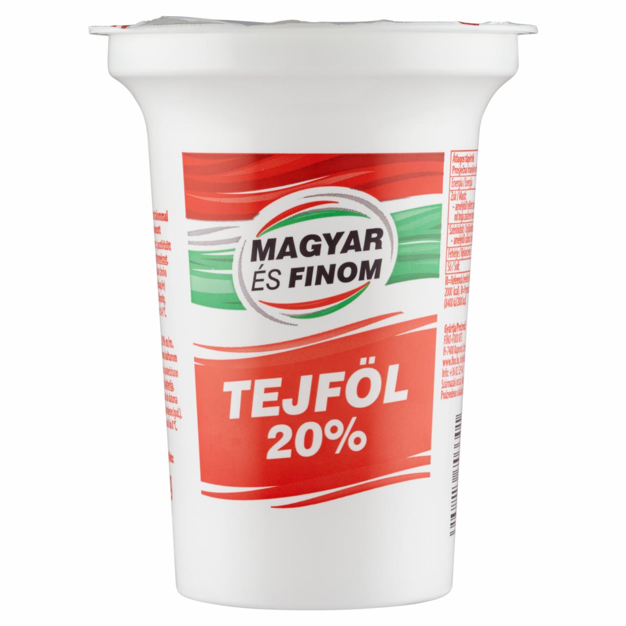 Képek - Magyar és Finom tejföl 20% 320 g