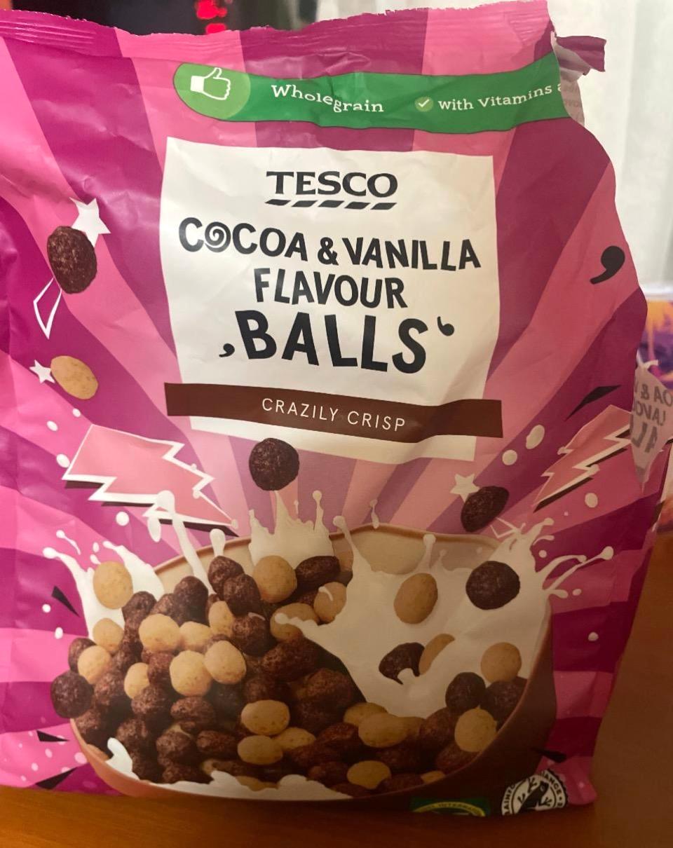 Képek - Cocoa & vanilla flavour balls crazily crisp Tesco