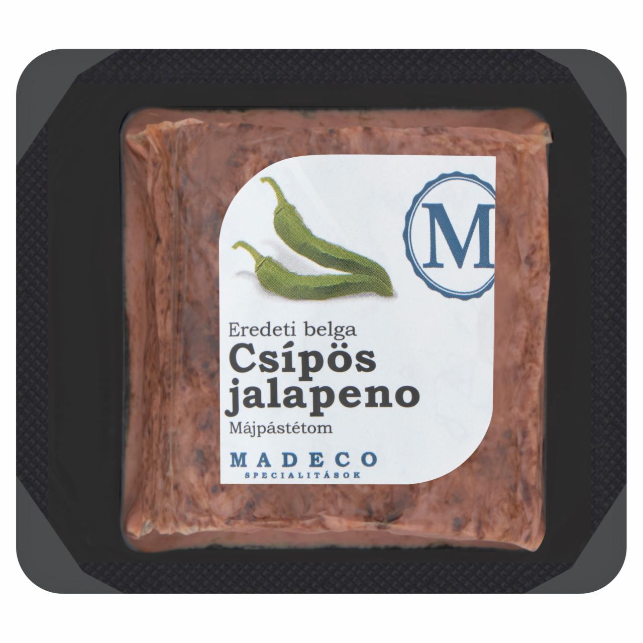 Képek - Madeco Specialitások eredeti belga csípős jalapeno májpástétom 170 g