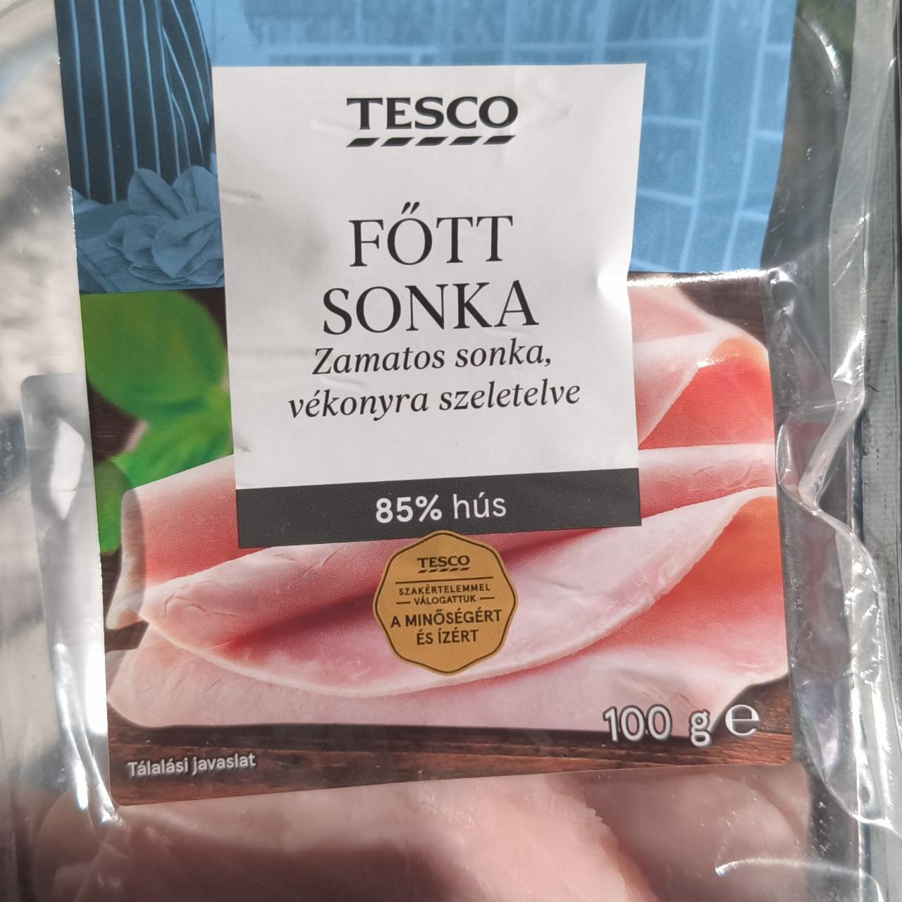 Képek - Főtt sonka 85% hús Tesco