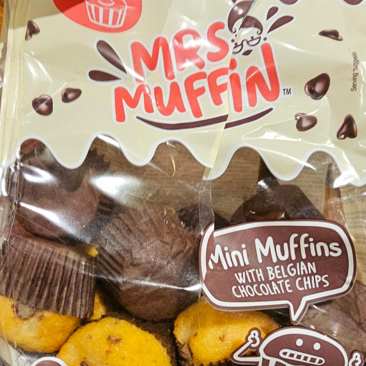 Képek - Mini muffinok belga csokoládé darabokkal Mrs Muffin