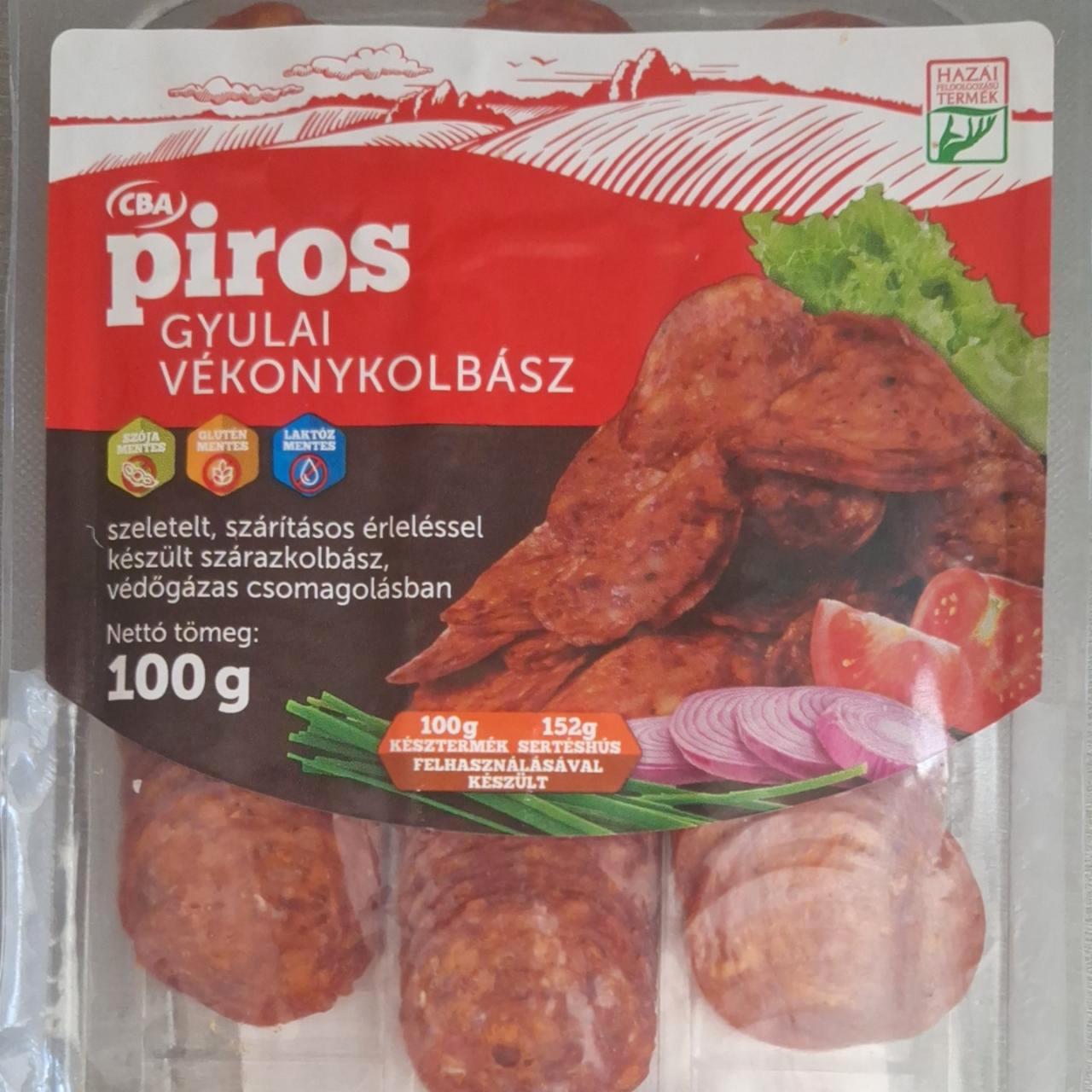 Képek - Gyulai vékonykolbász CBA Piros