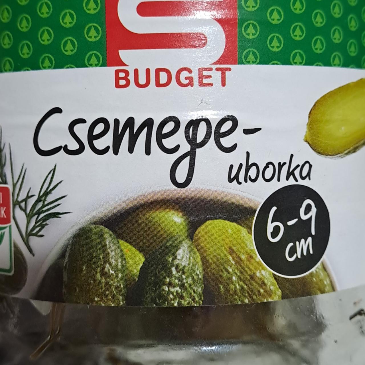 Képek - Csemege uborka 6-9 cm S Budget