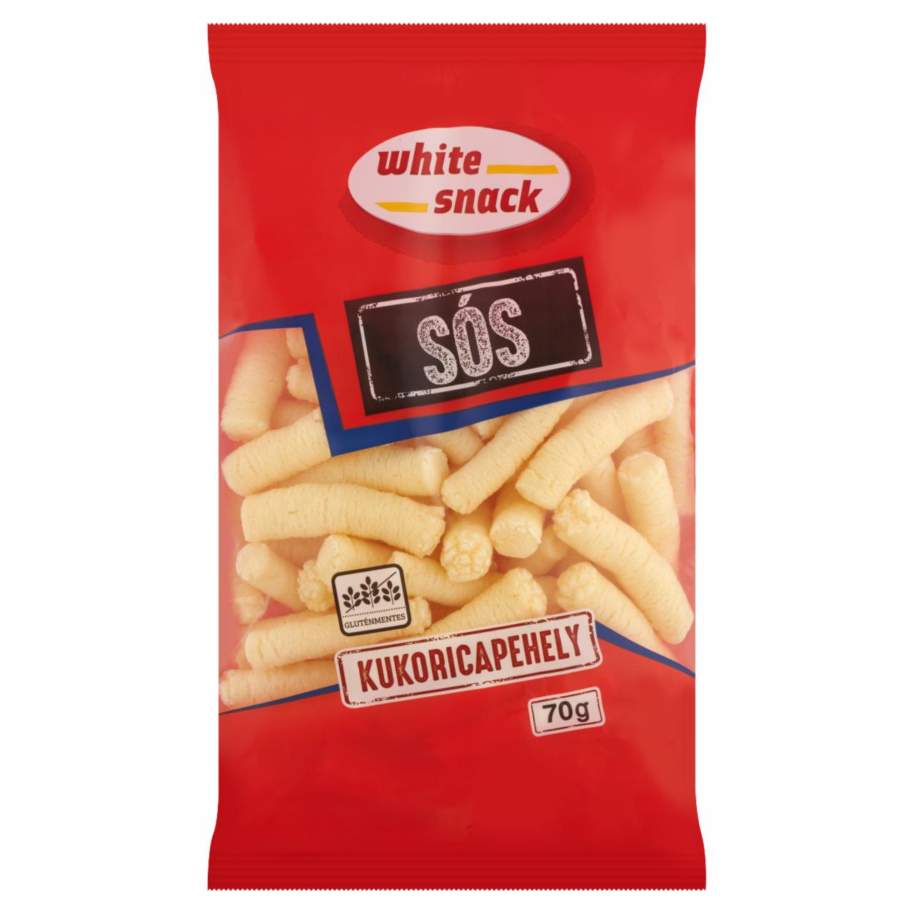 Képek - White Snack gluténmentes sós kukoricapehely 70 g