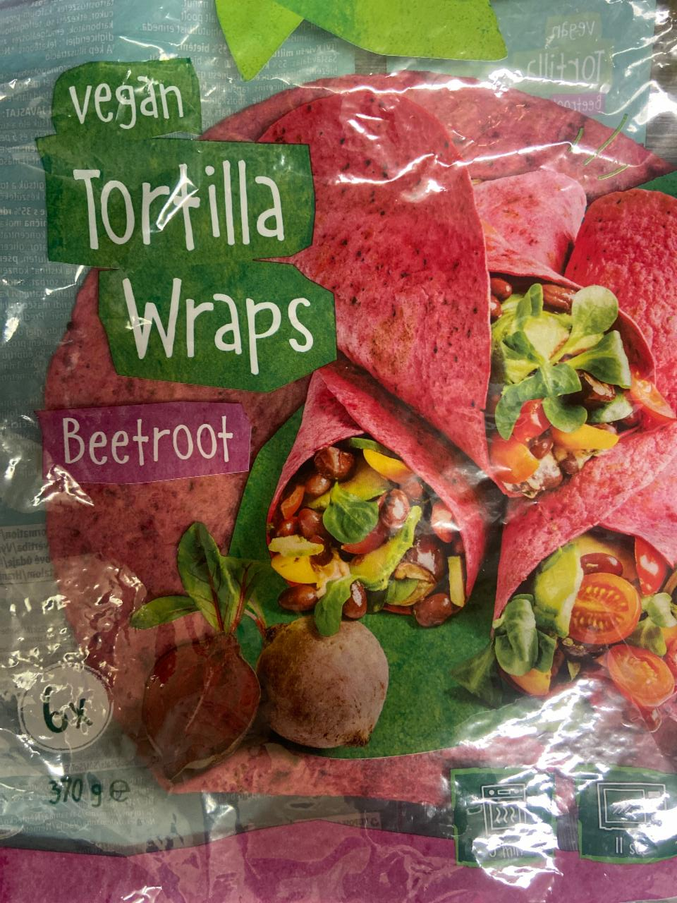 Képek - Vegan tortilla wraps beetroot Vemondo