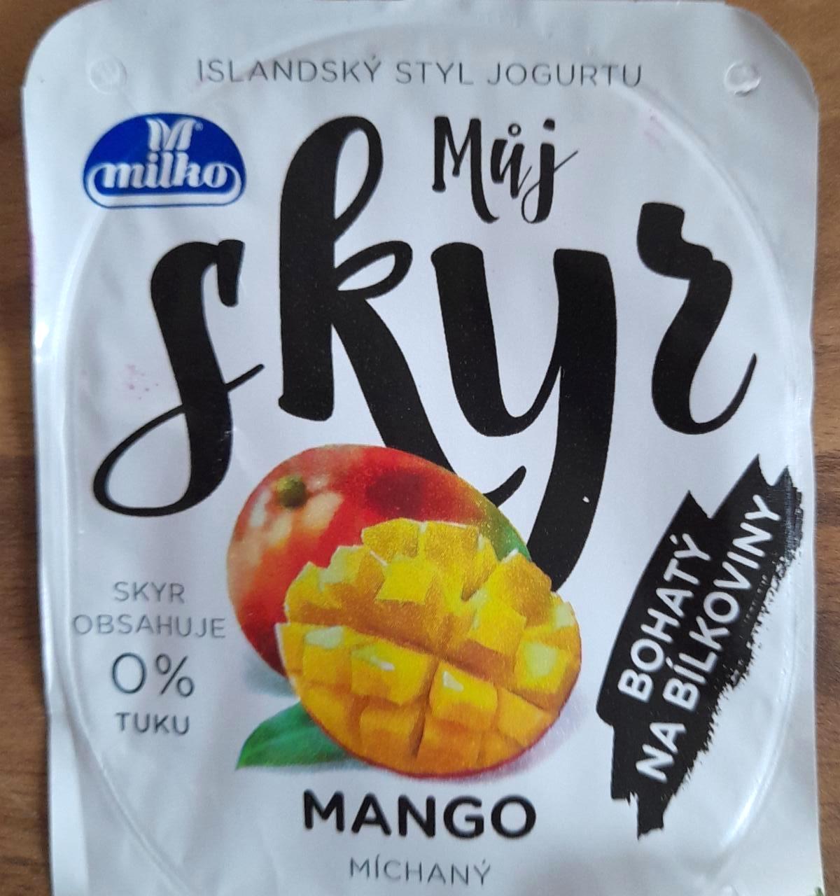 Képek - Můj skyr mango 0% tuku Milko