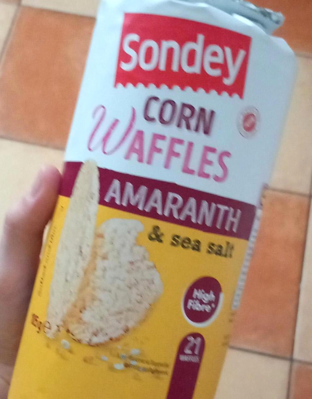 Képek - Corn waffles with amaranth & seasalt Sondey