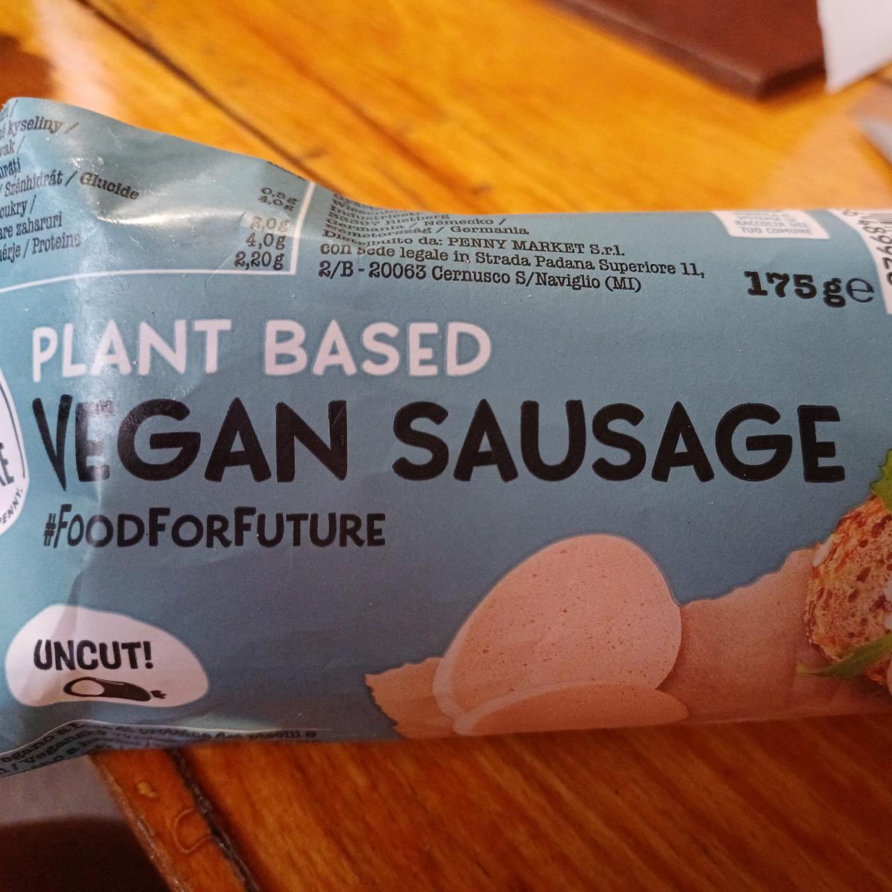 Képek - Plant based vegan sausage Food for future