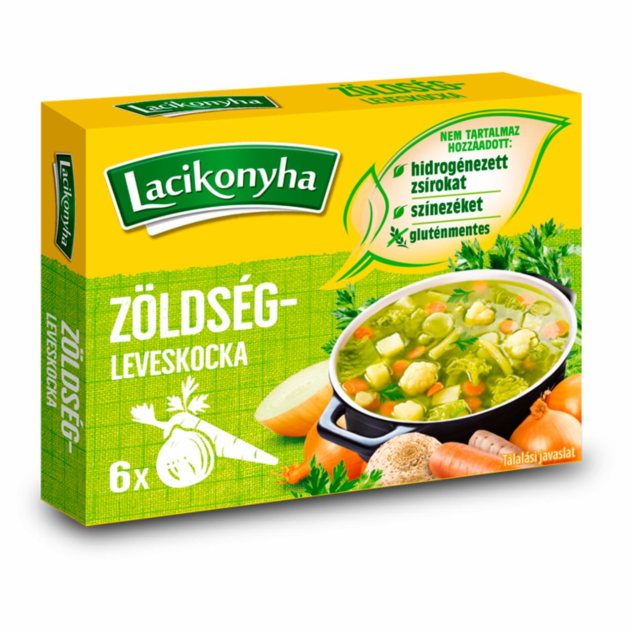 Képek - Lacikonyha zöldségleveskocka 6 x 10 g (60 g)