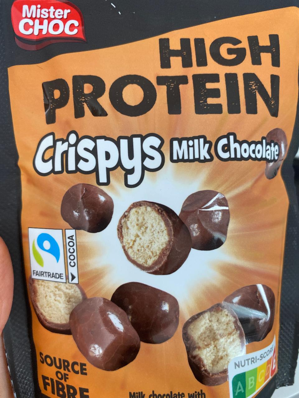 Képek - High Protein Crispys Milk Chocolate Mister Choc