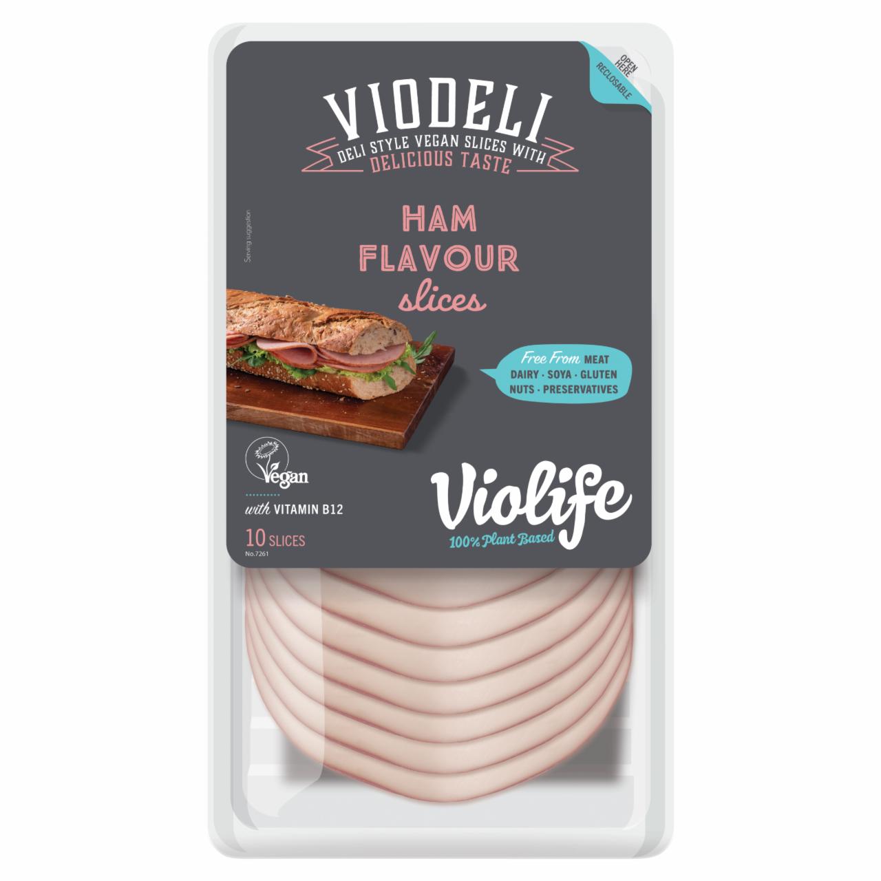 Képek - Violife Viodeli sonka ízesítésű szeletek 100 g