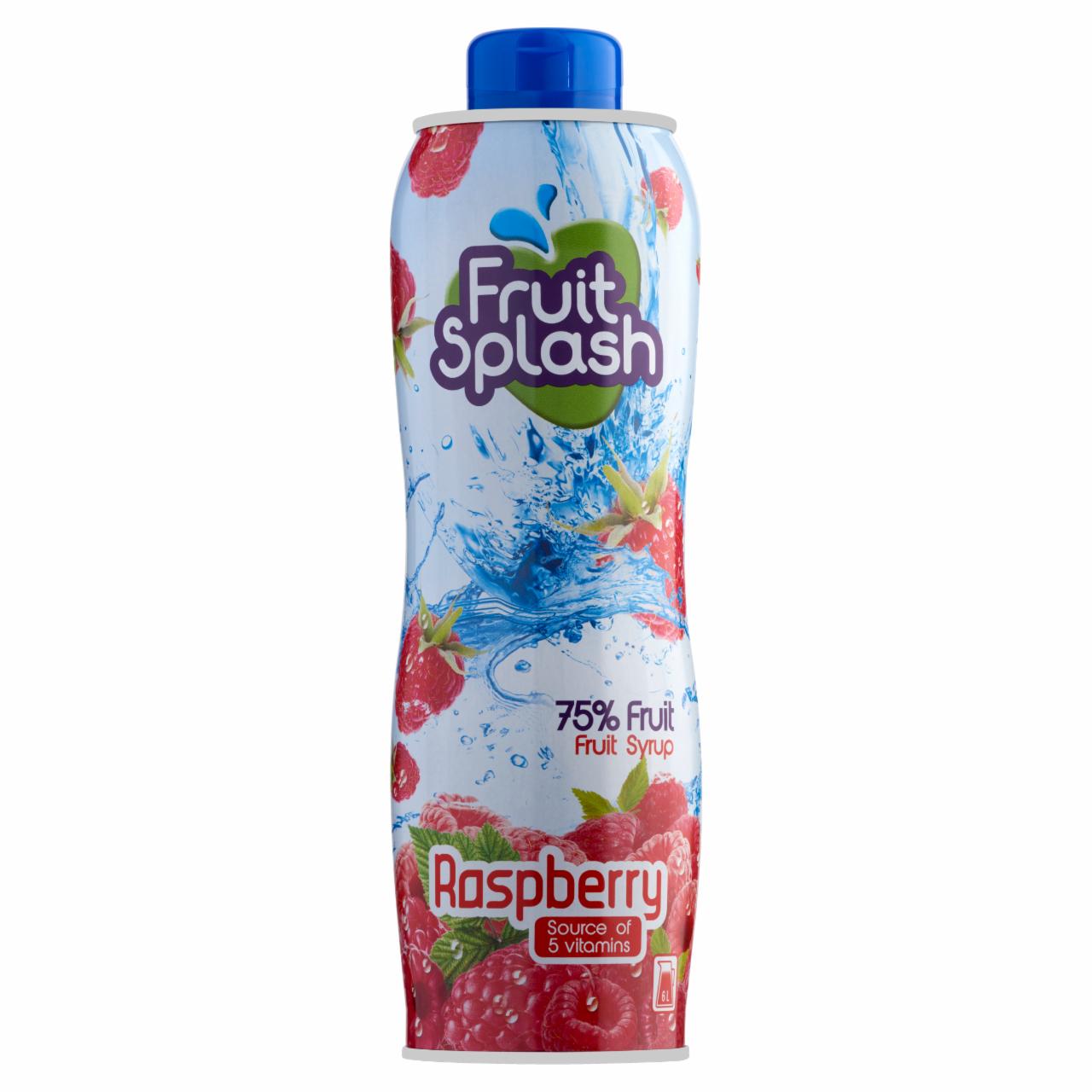 Képek - Fruit Splash alma-málna-bodza szörp hozzáadott vitaminokkal 750 ml