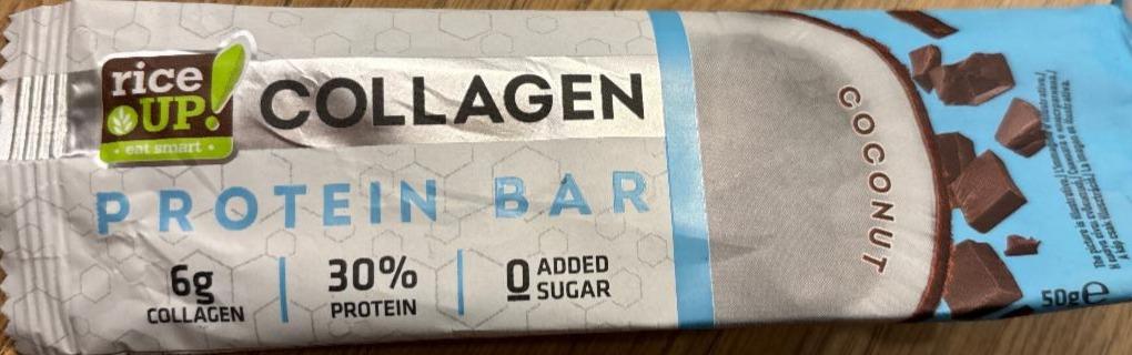 Képek - rice up collagen protein bar coconut