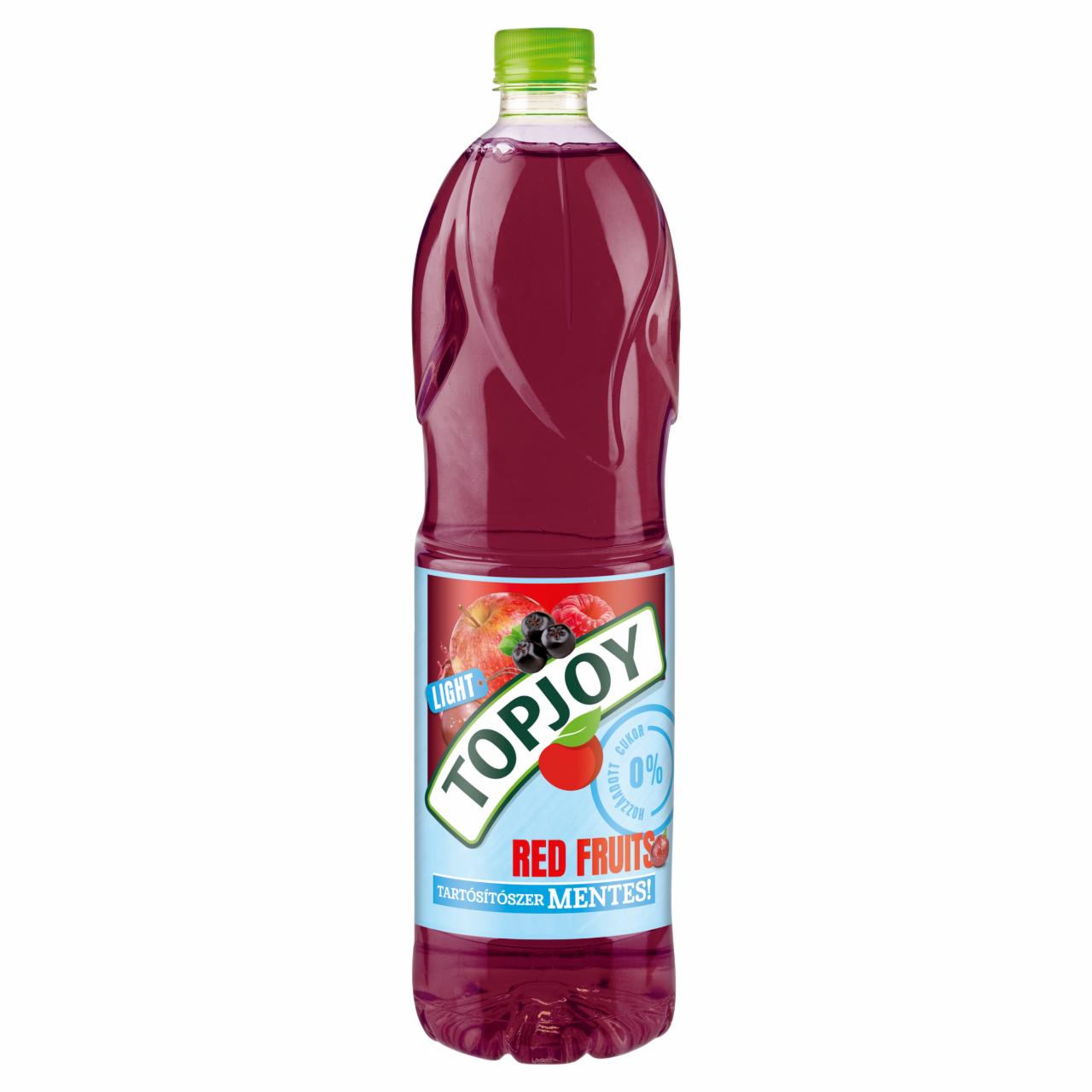 Képek - Topjoy Light Red Fruits szénsavmentes vegyes gyümölcsital édesítőszerekkel 1,5 l