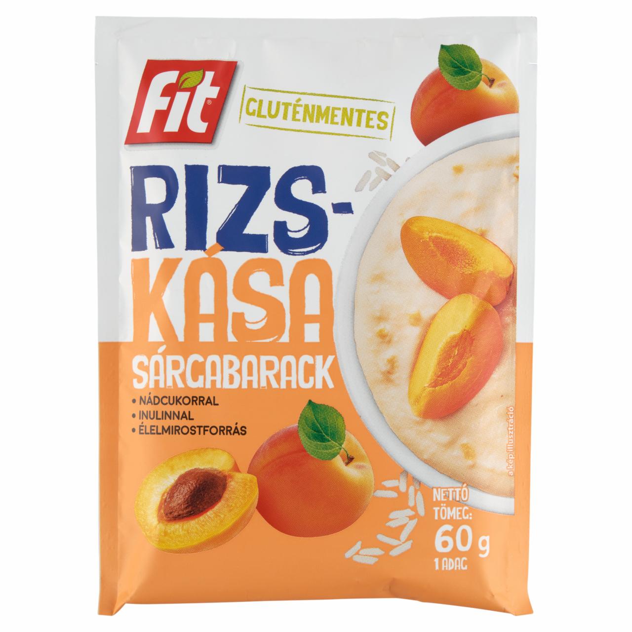 Képek - Fit gluténmentes sárgabarackos rizskása 60 g