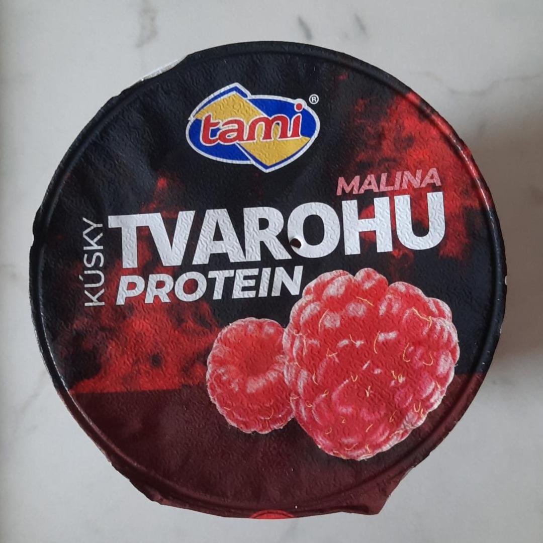 Képek - Kúsky tvarohu protein malina Tami