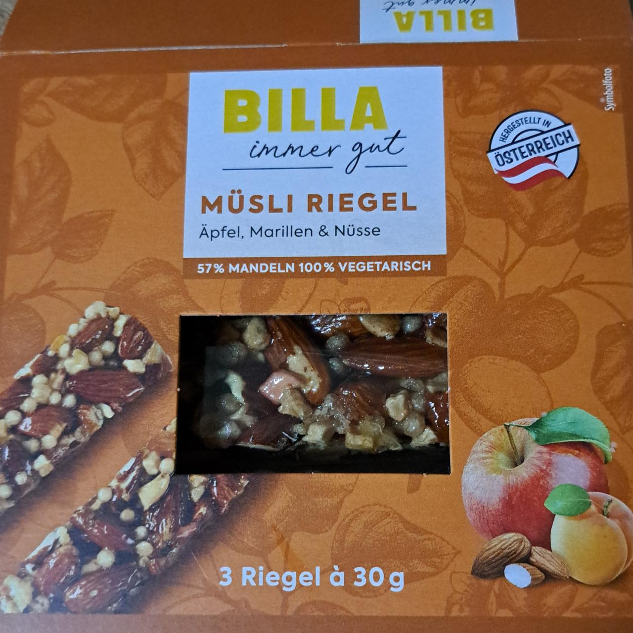 Képek - Müzli Riegel Billa immer gut