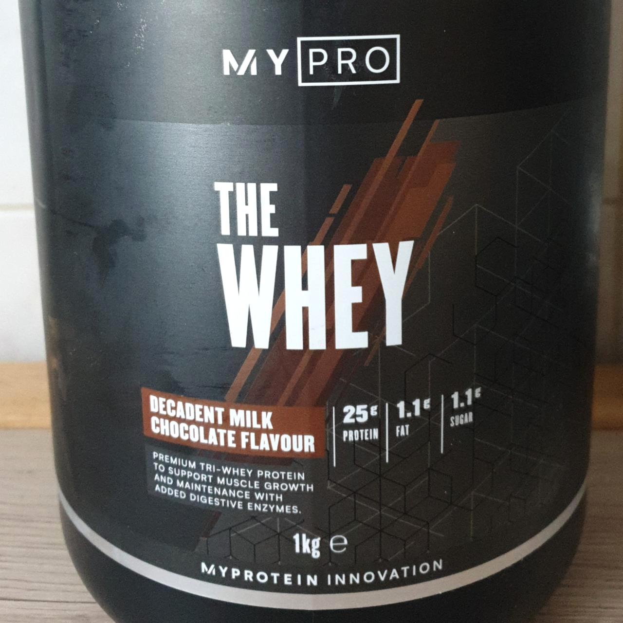 Képek - The whey Decadent milk chocolate flavour MyPro