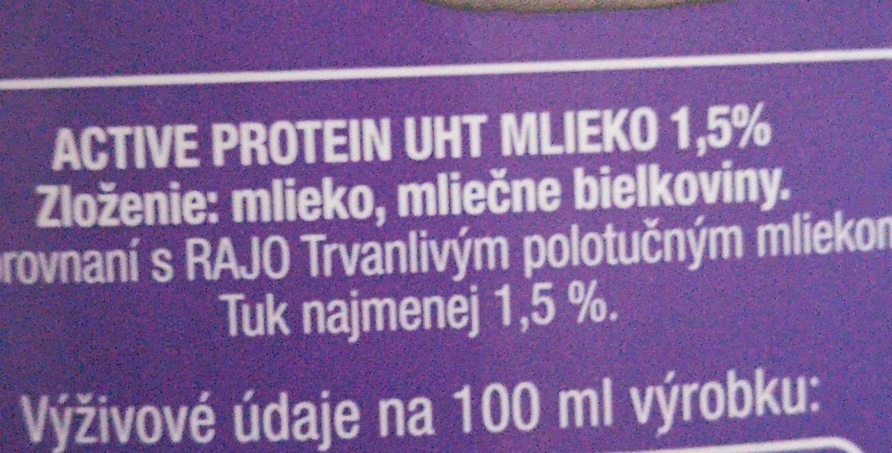 Active Protein Tejital Rajo Kalória Kj és Tápértékek Dine4fithu 0593