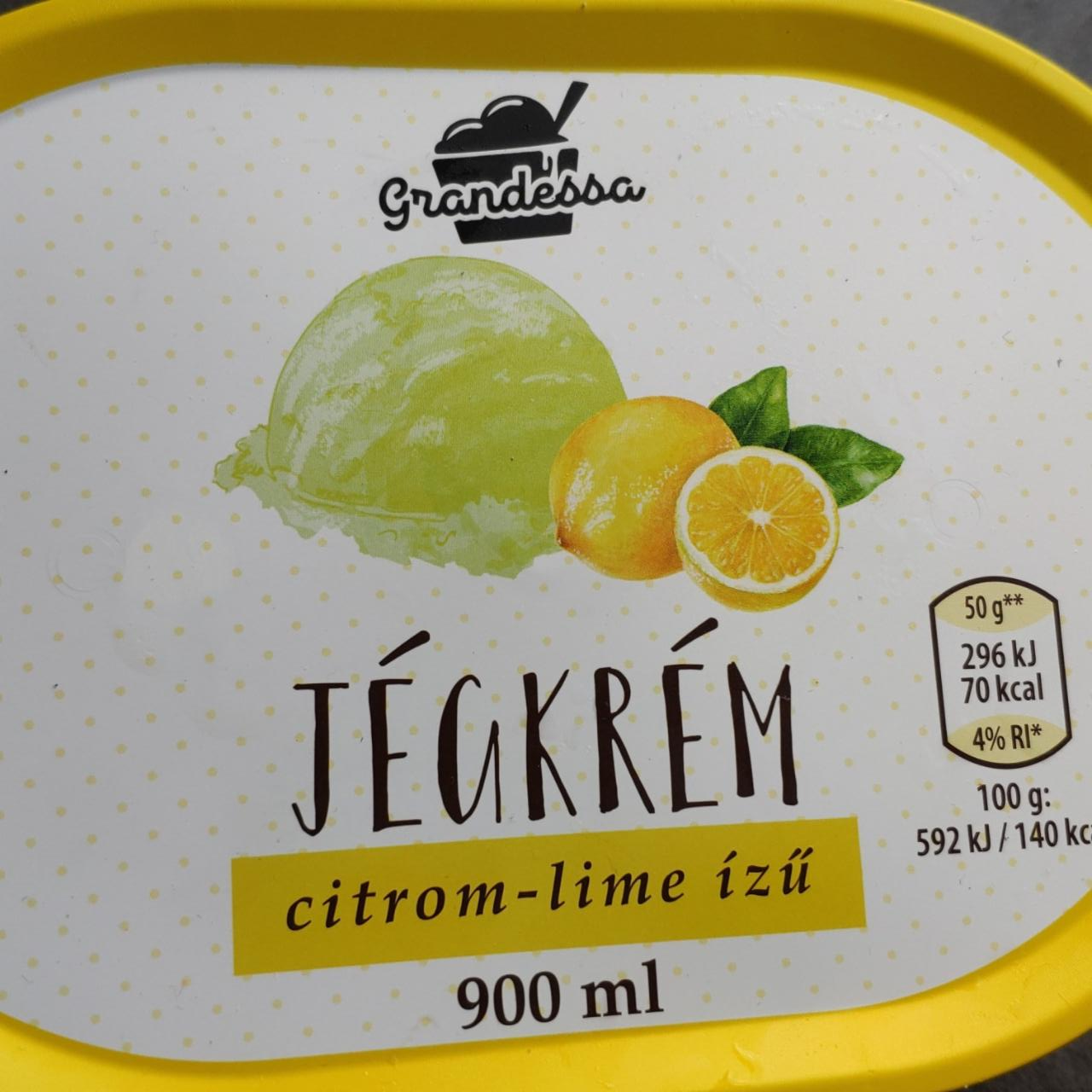 Képek - Jégkrém citrom-lime ízű Grandessa