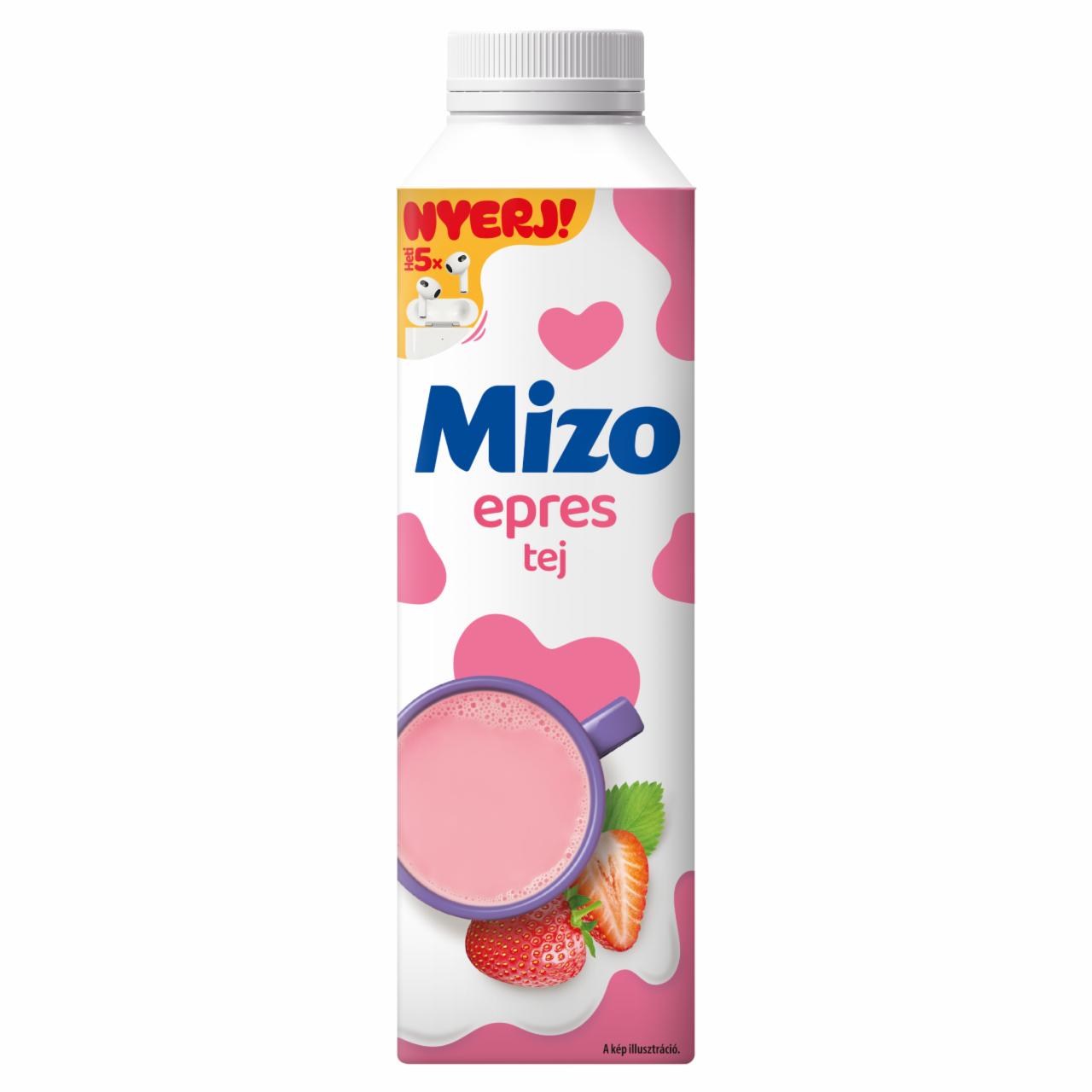 Képek - Mizo zsírszegény epres tej 450 ml