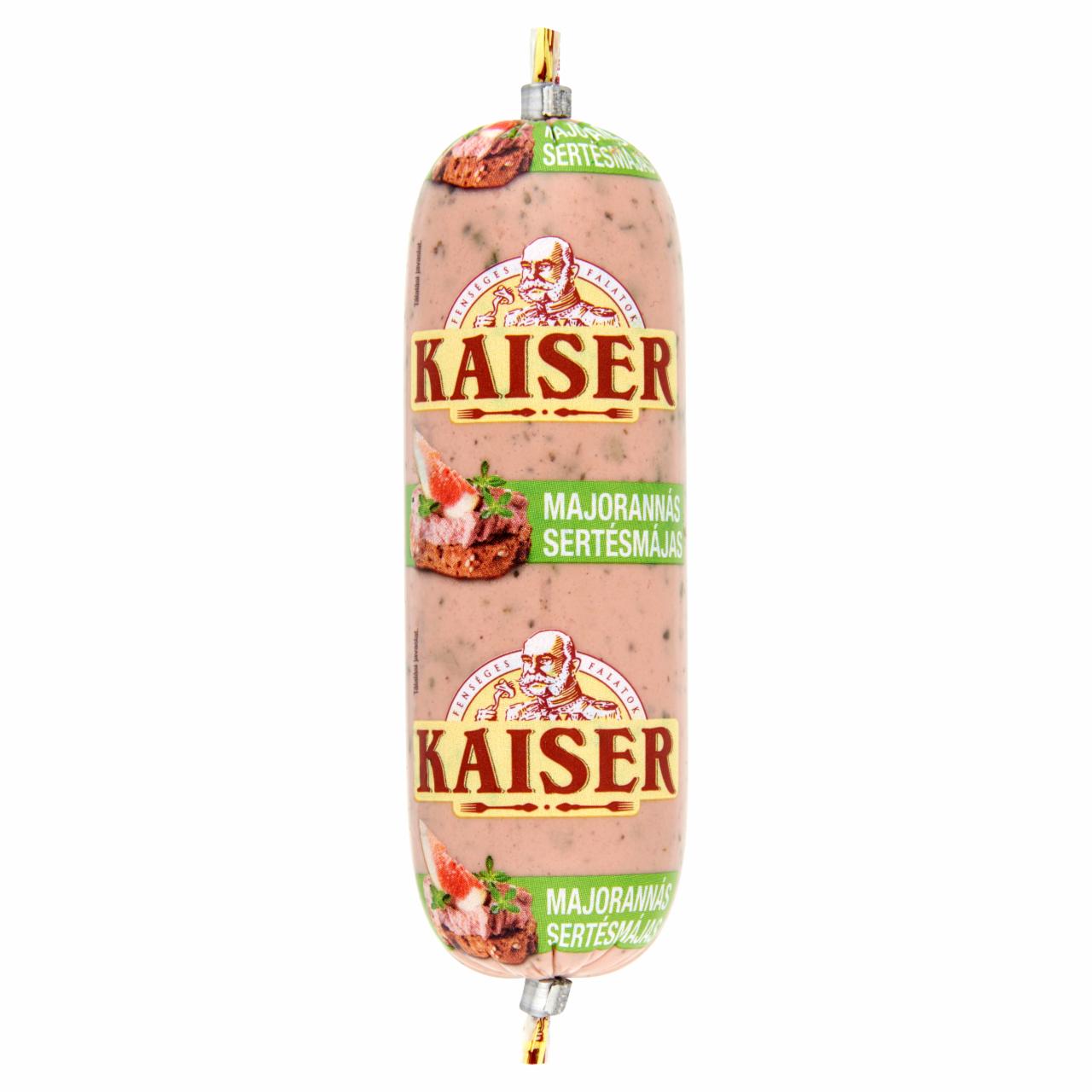 Képek - Kaiser majorannás sertésmájas 120 g