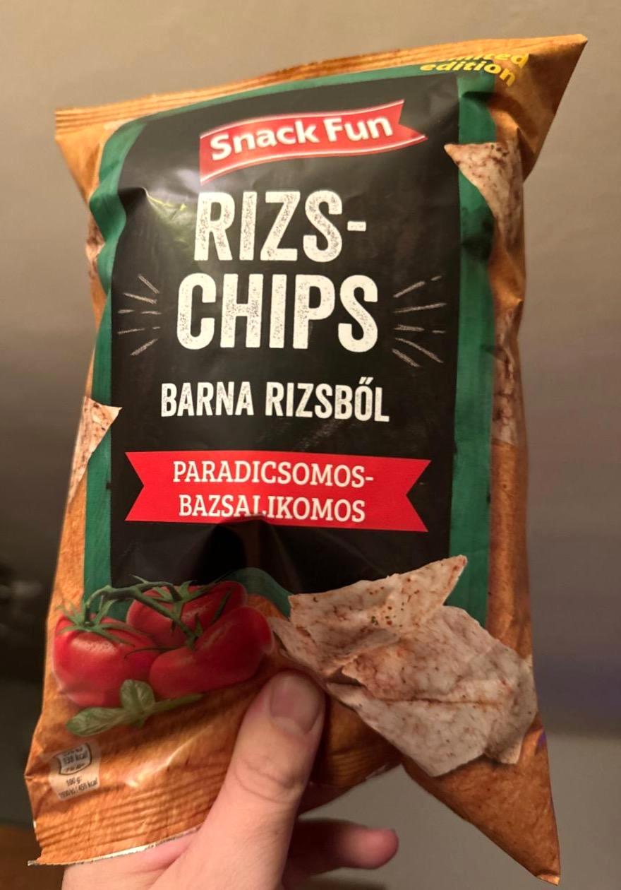 Képek - Rizs chips paradicsomos-bazsalikomos Snack Fun