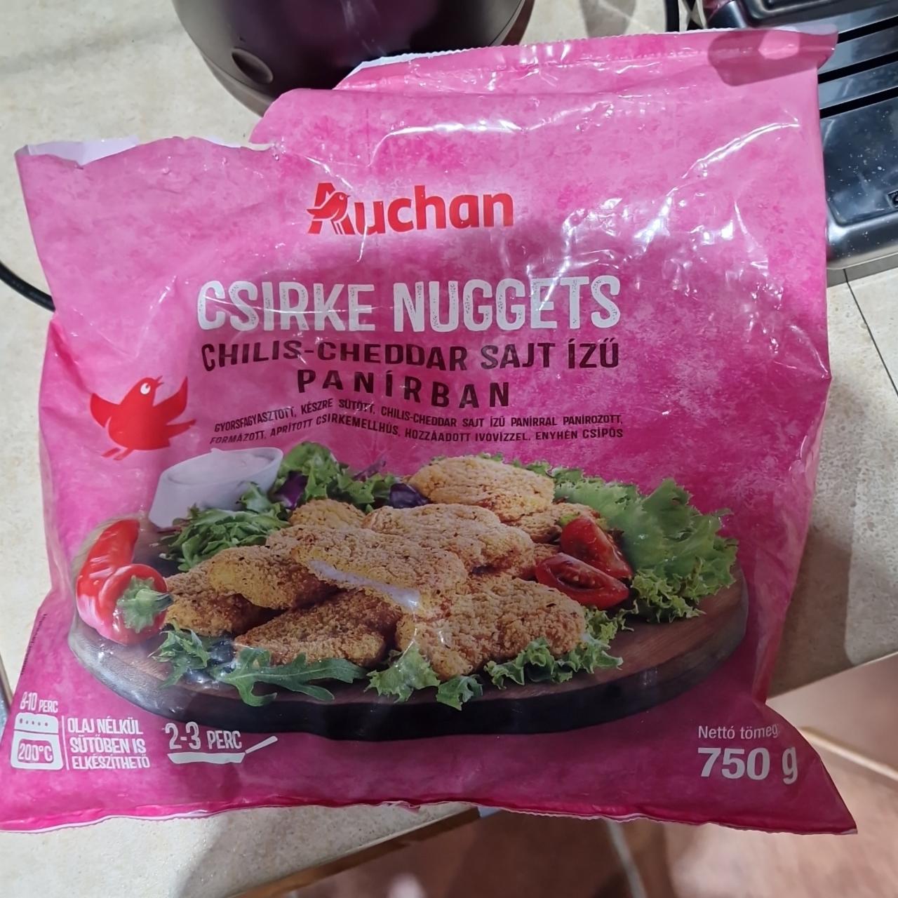 Képek - Csirke nuggets chilis-cheddar sajt ízű panírban Auchan