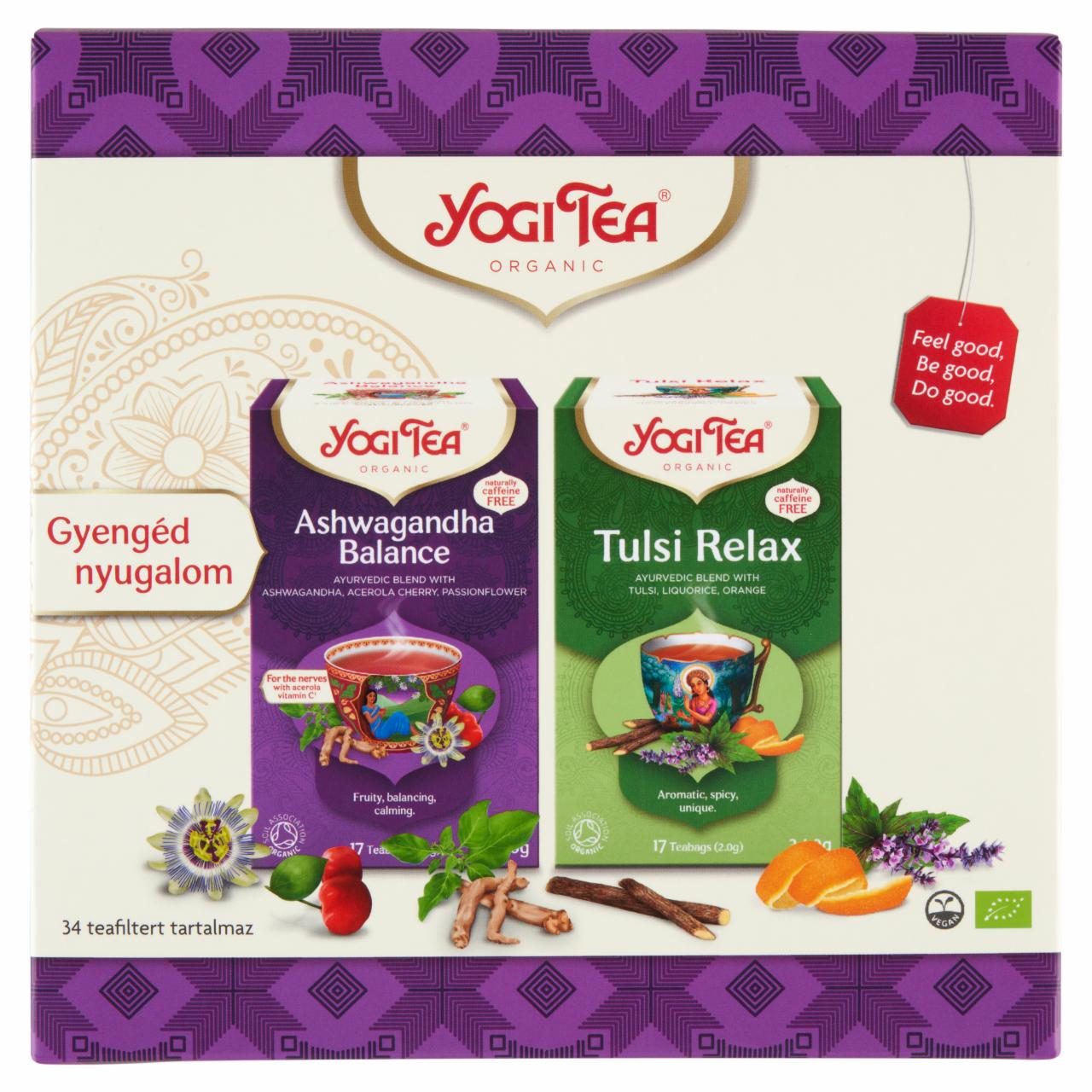 Képek - Yogi Tea Gyengéd nyugalom teaválogatás 34 filter 68 g