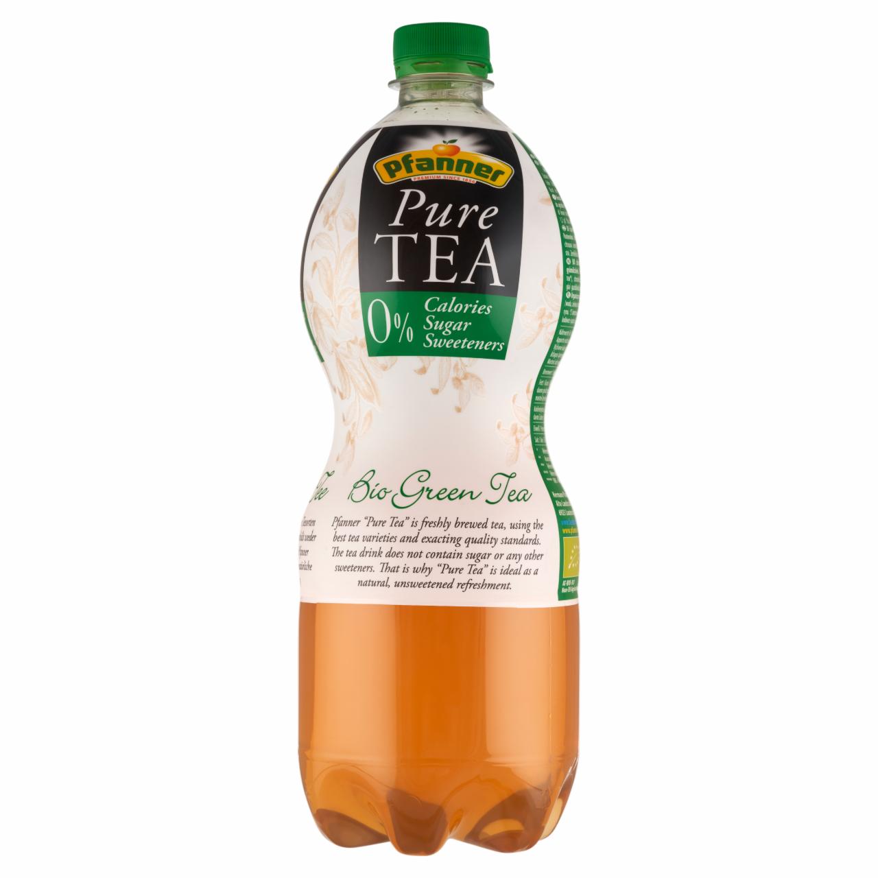 Képek - Pfanner Pure Tea bio zöldtea-üdítőital citromízesítéssel 1 l