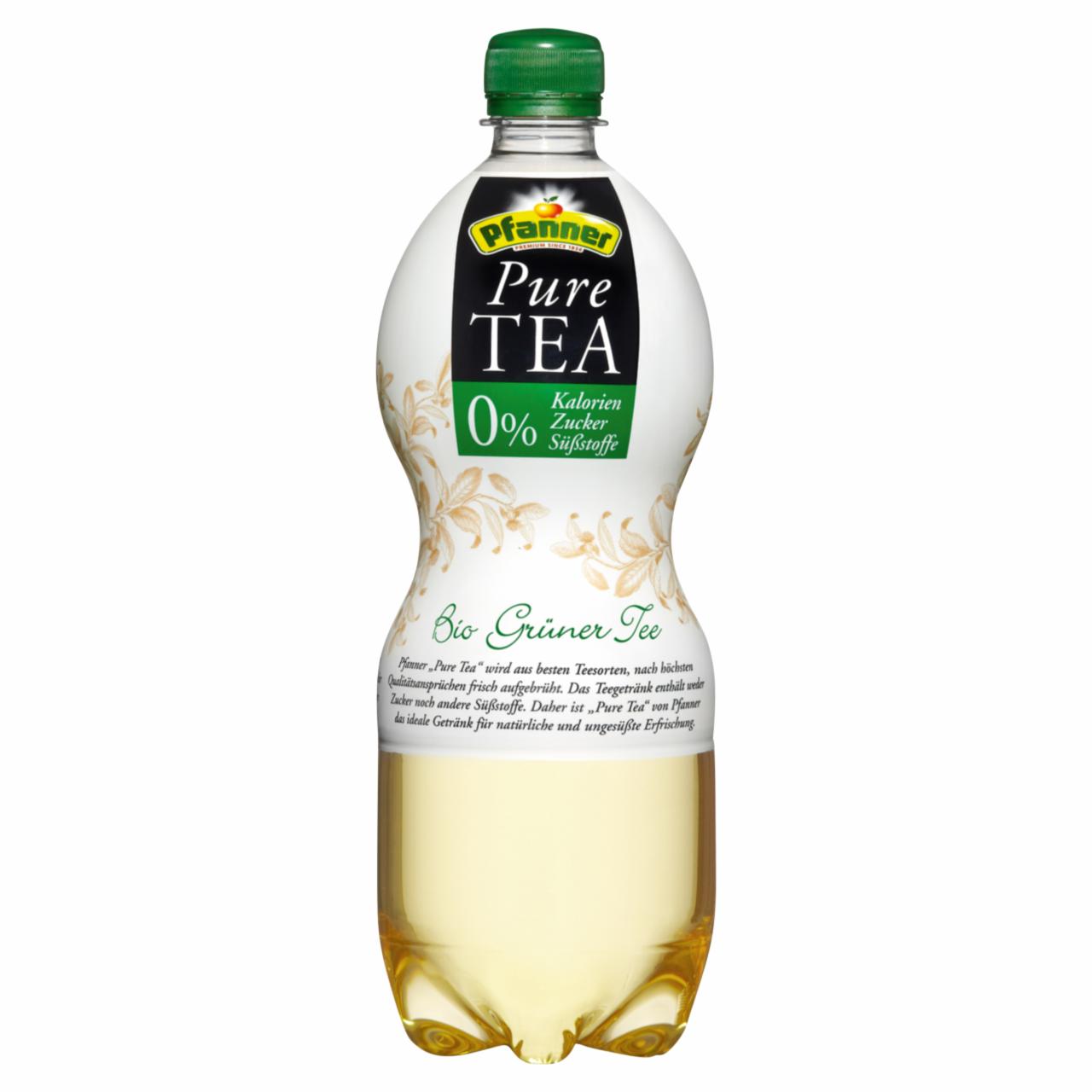 Képek - Pfanner Pure Tea bio zöldtea-üdítőital citromízesítéssel 1 l