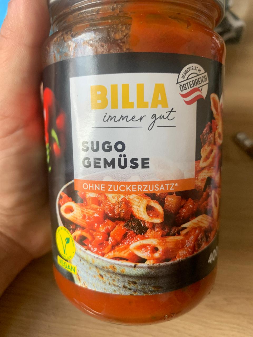 Képek - Sugo gemüse ohne zuckerzusatz Billa