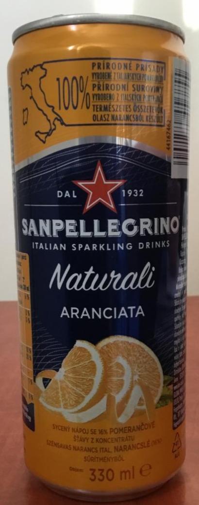 Képek - San Pellegrino Aranciata szénsavas narancs ital 330 ml